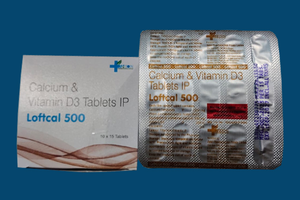 Loftcal 500 Calcium + Vitamin D3 Tablet